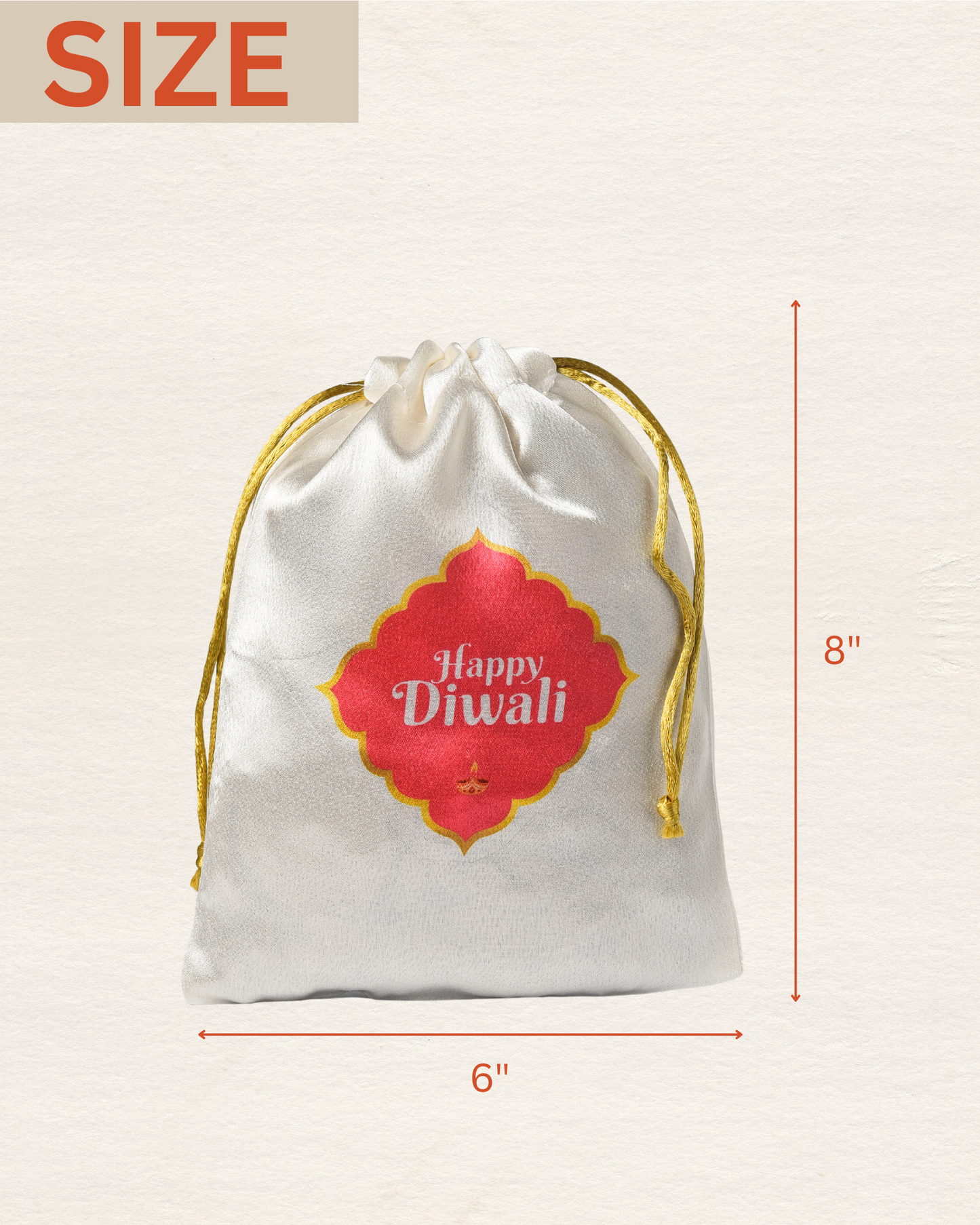 Diwali Sweets Drawstring Potli