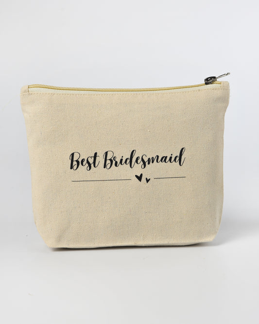 Best Bridesmaid Zipper Pouch