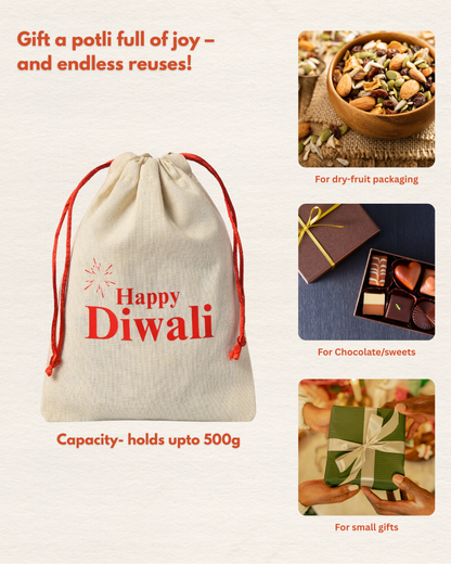 Diwali Dhamal Drawstring Potli