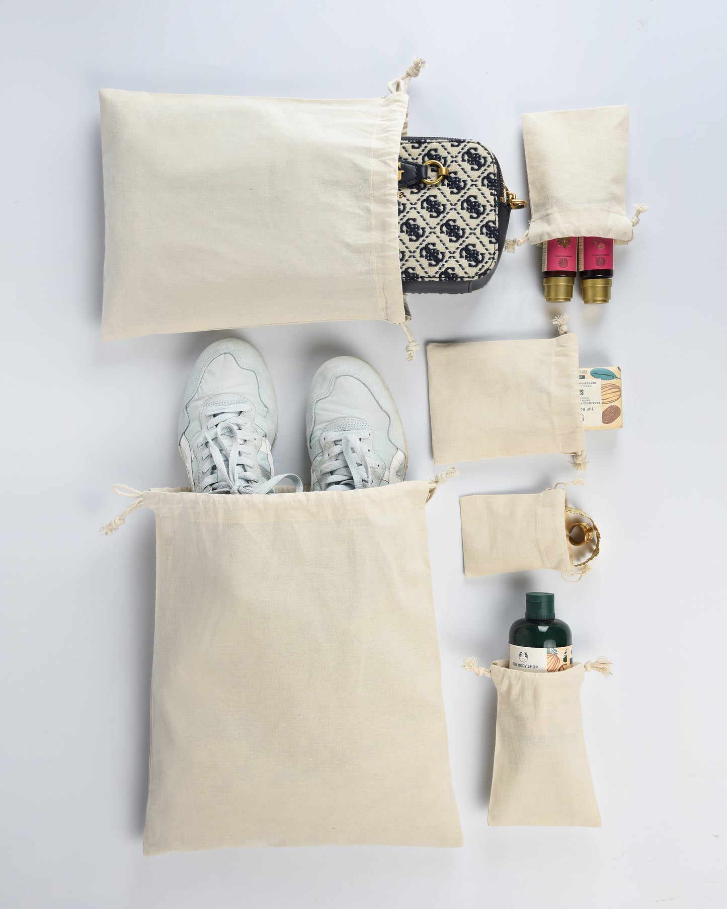 Cotton Drawstring Potli Pouch