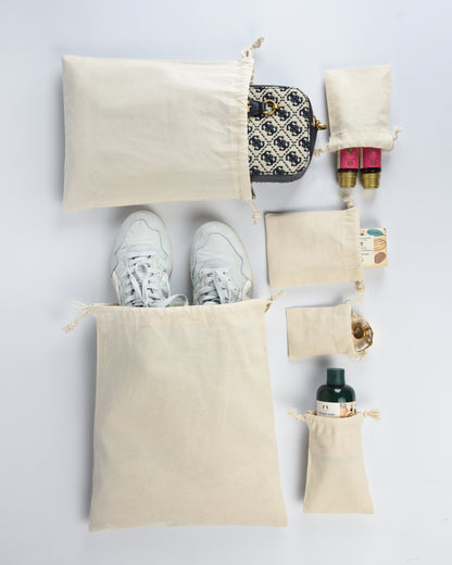 Cotton Drawstring Potli Pouch