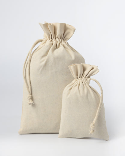 Cotton Drawstring Frill Potli