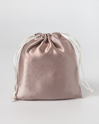 Light Purple Satin Drawstring Potli