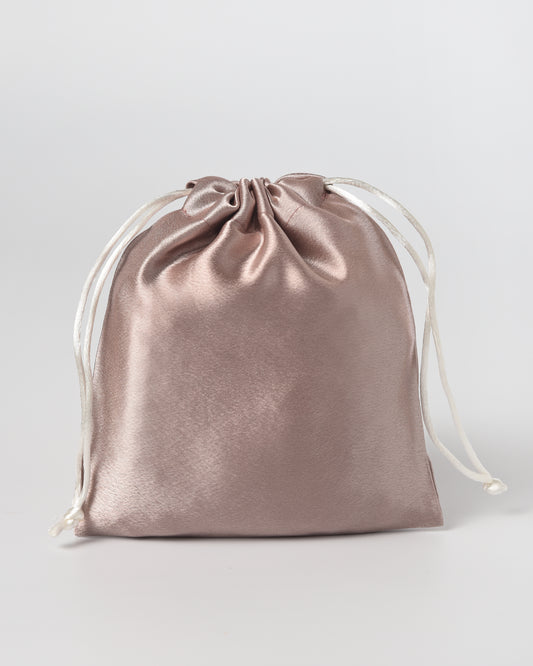Light Purple Satin Drawstring Potli
