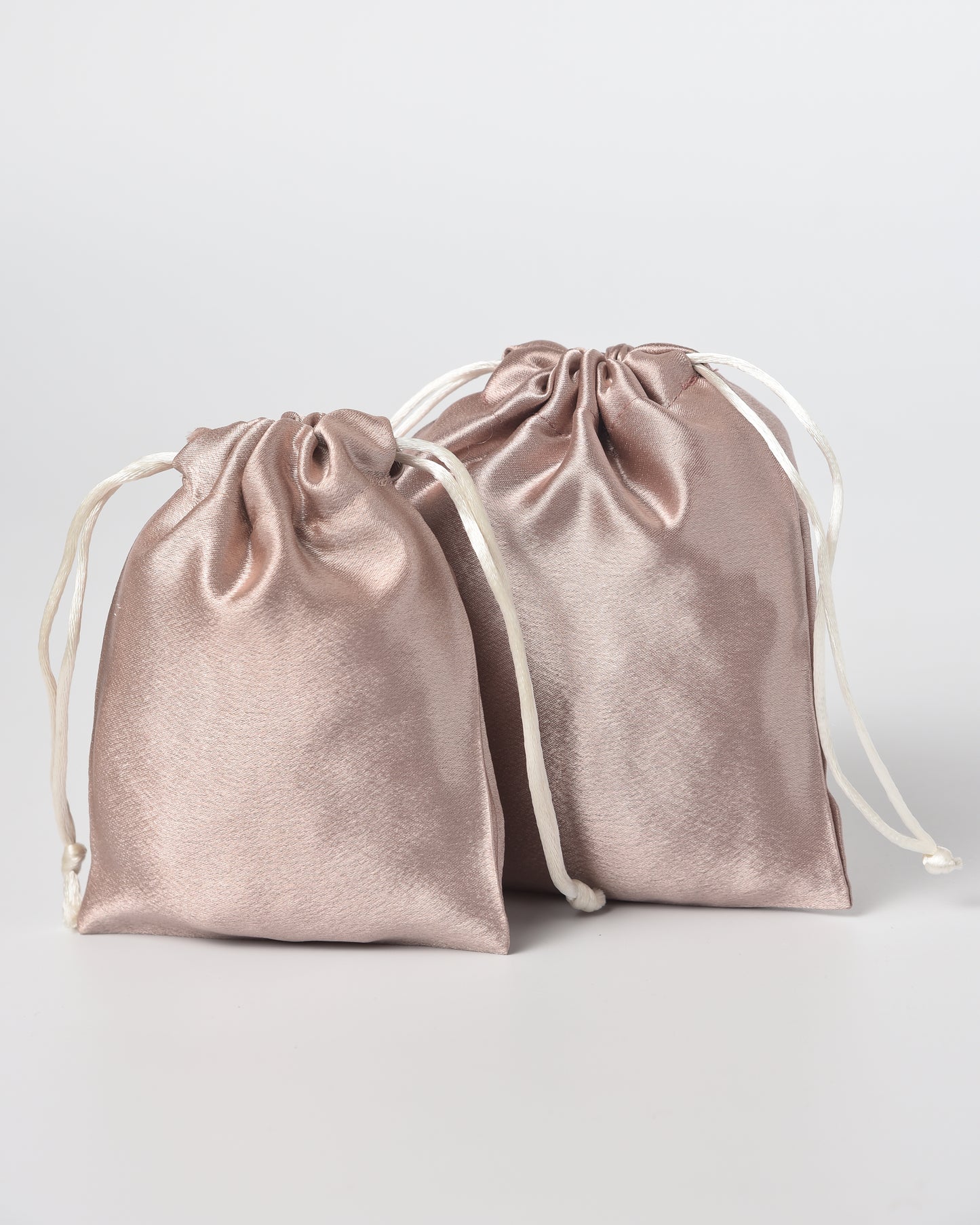 Light Purple Satin Drawstring Potli