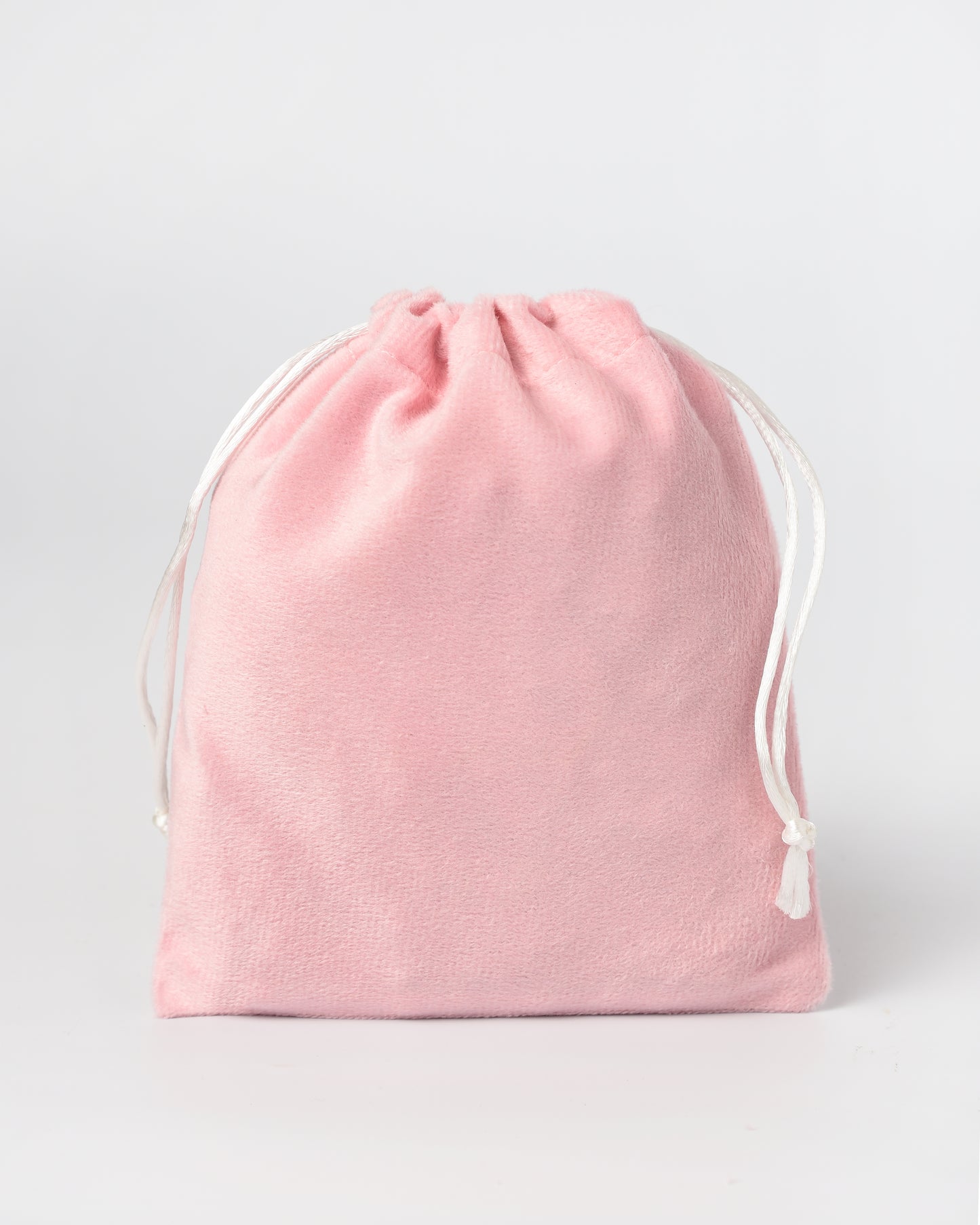 Light Pink Velvet Drawstring Potli