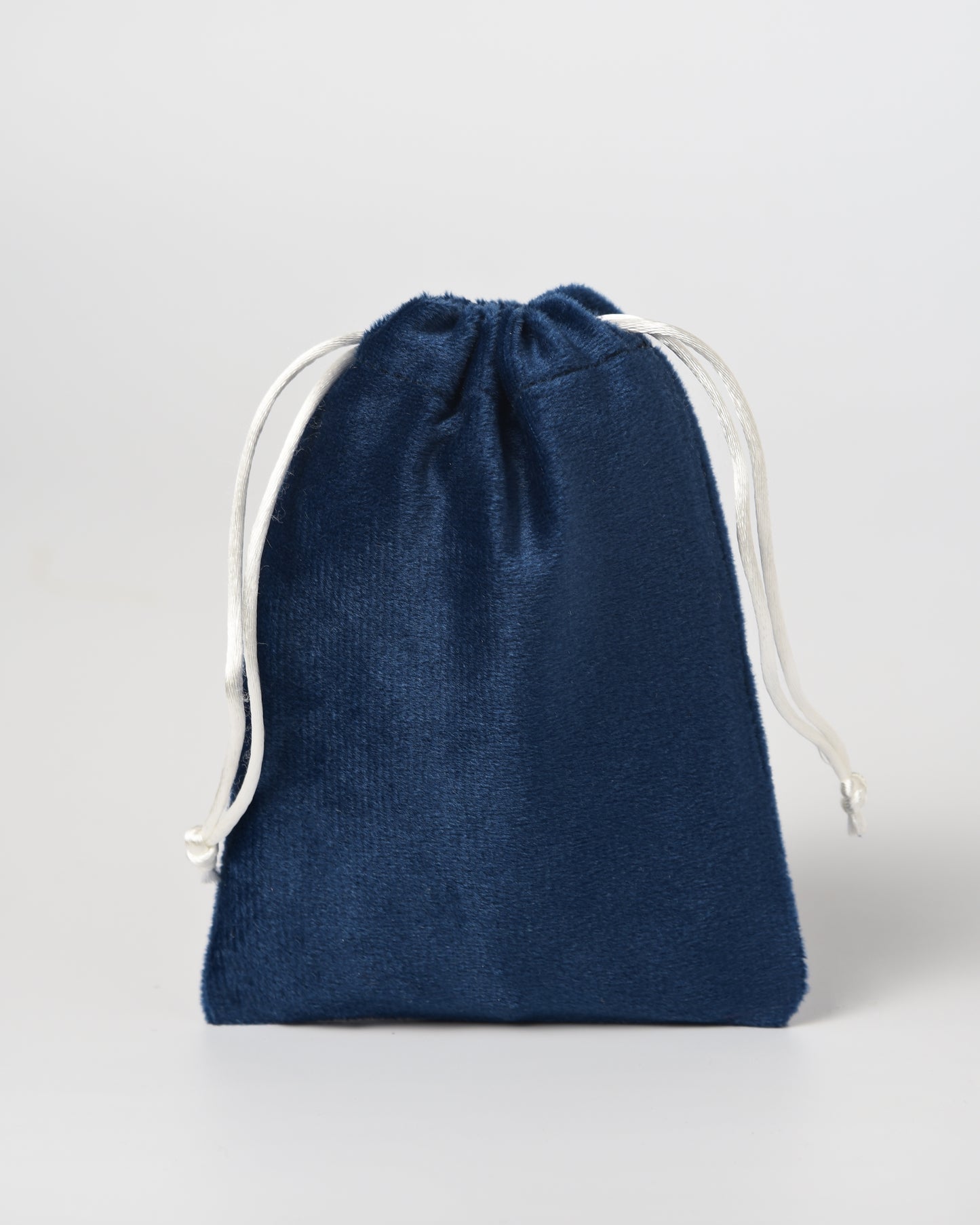 Blue Velvet Drawstring Potli