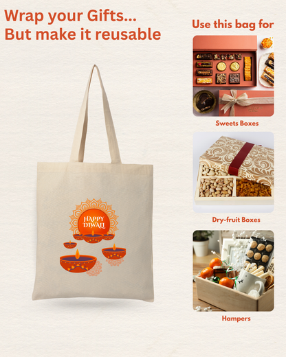 Diwali Greeting Tote Bag