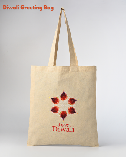 Diwali Diya tote bag
