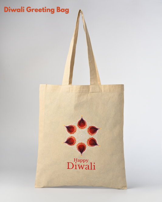 Diwali Diya tote bag