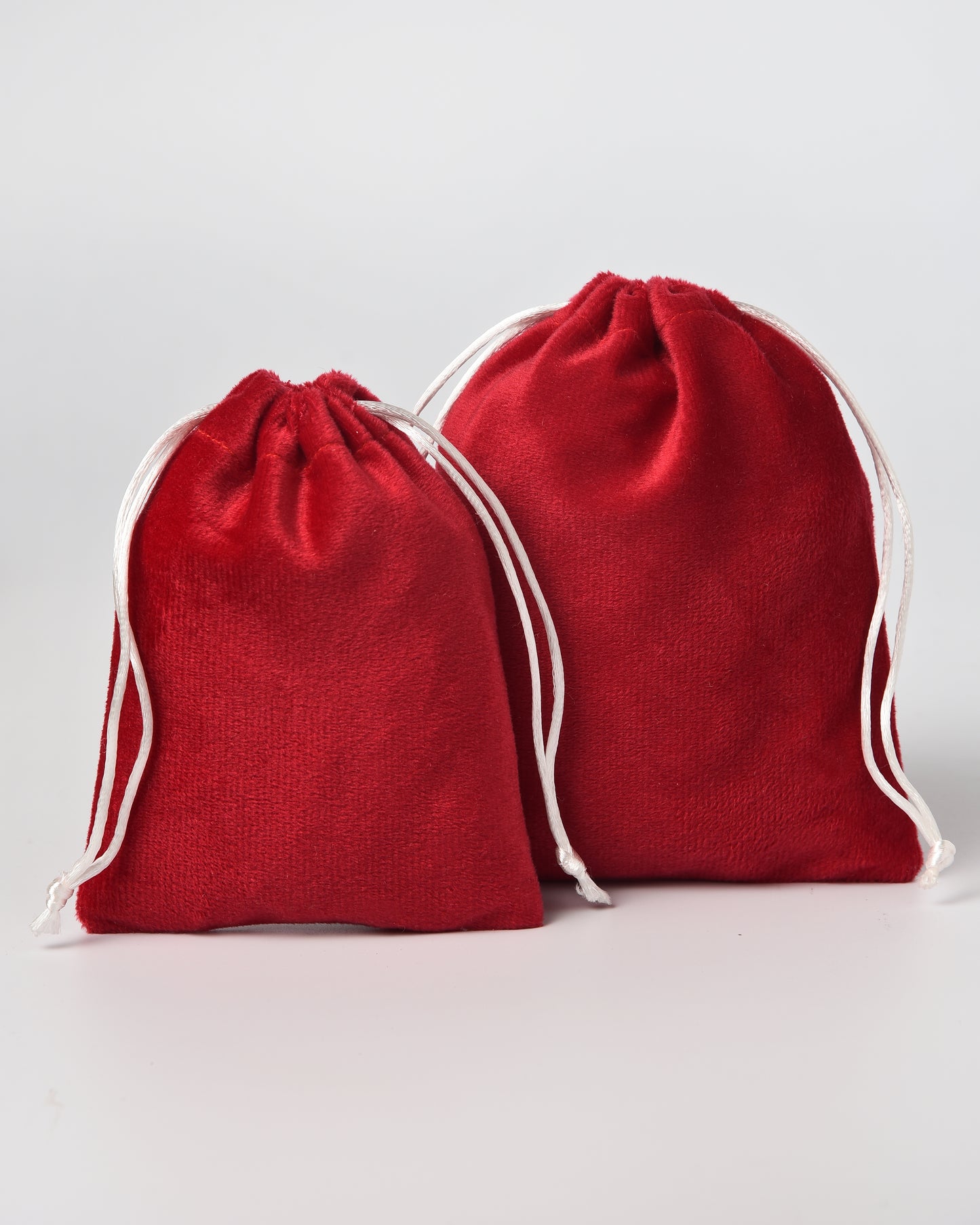 Red Velvet Drawstring Potli