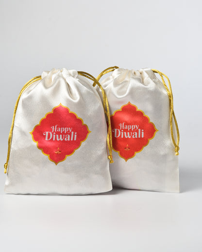 Diwali Sweets Drawstring Potli