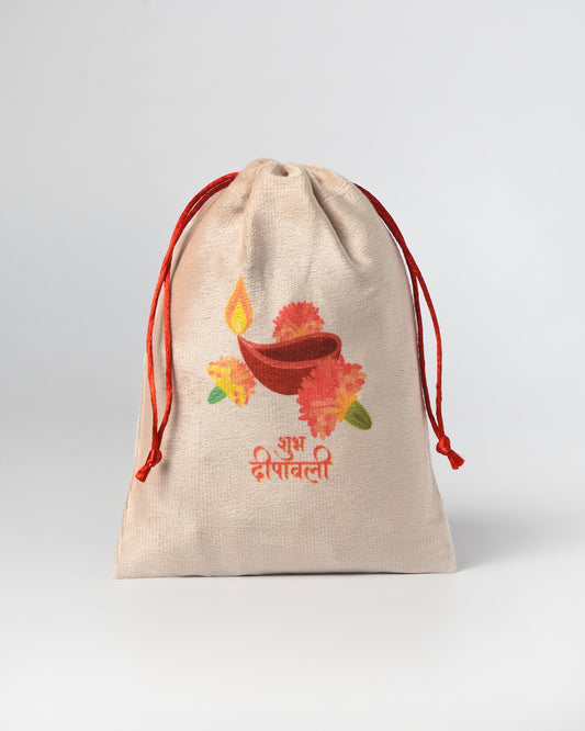Diwali Diya DRawstring Potli