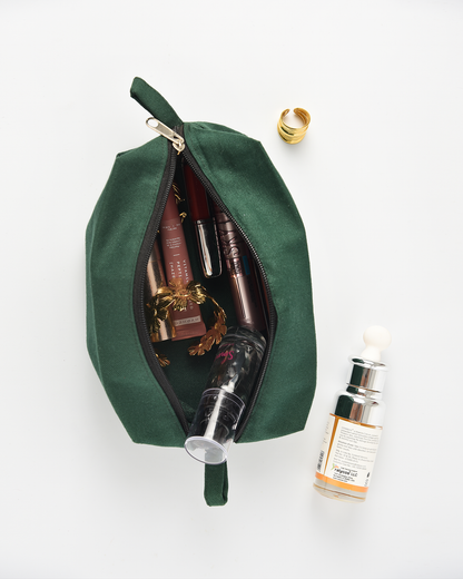 Green Canvas Zipper Box Kit