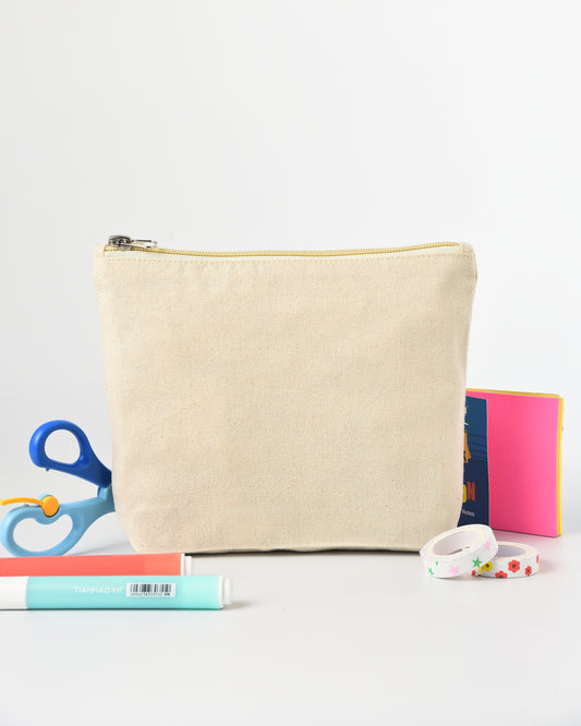 Cotton Zipper Flat with base