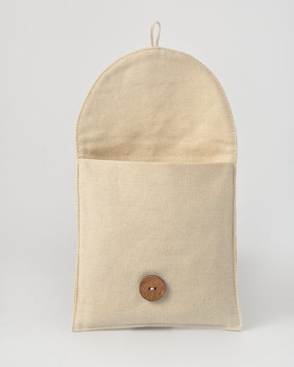 Flap Button Pouch