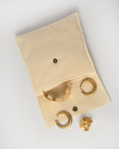 Flap Pouch with Snap Button