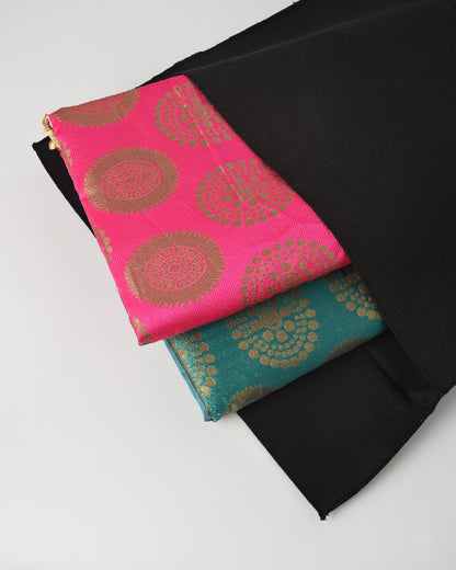 Black Flap Cover Bag